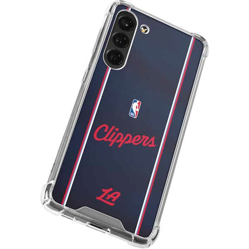 NBA LA Clippers Jersey Galaxy S24 FE Clear Case